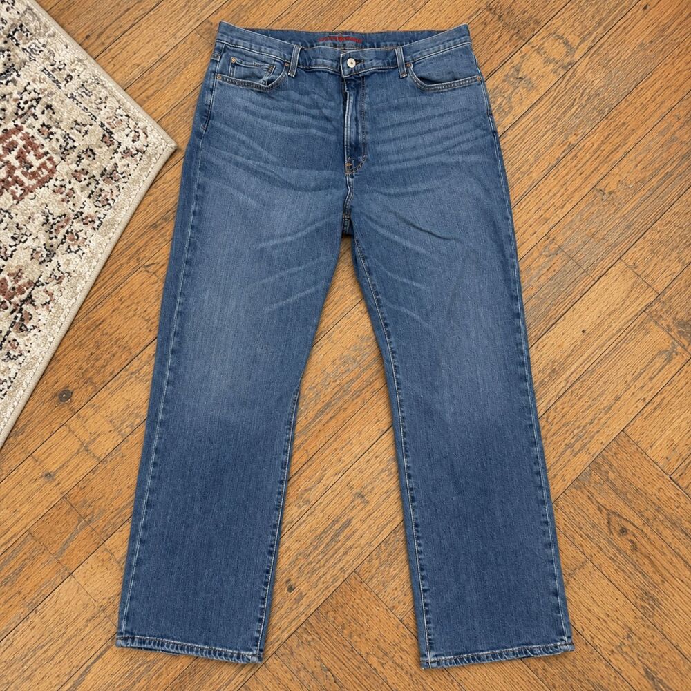 Lucky Brand 181 Relaxed Straight Men's Jeans Blue Denim
